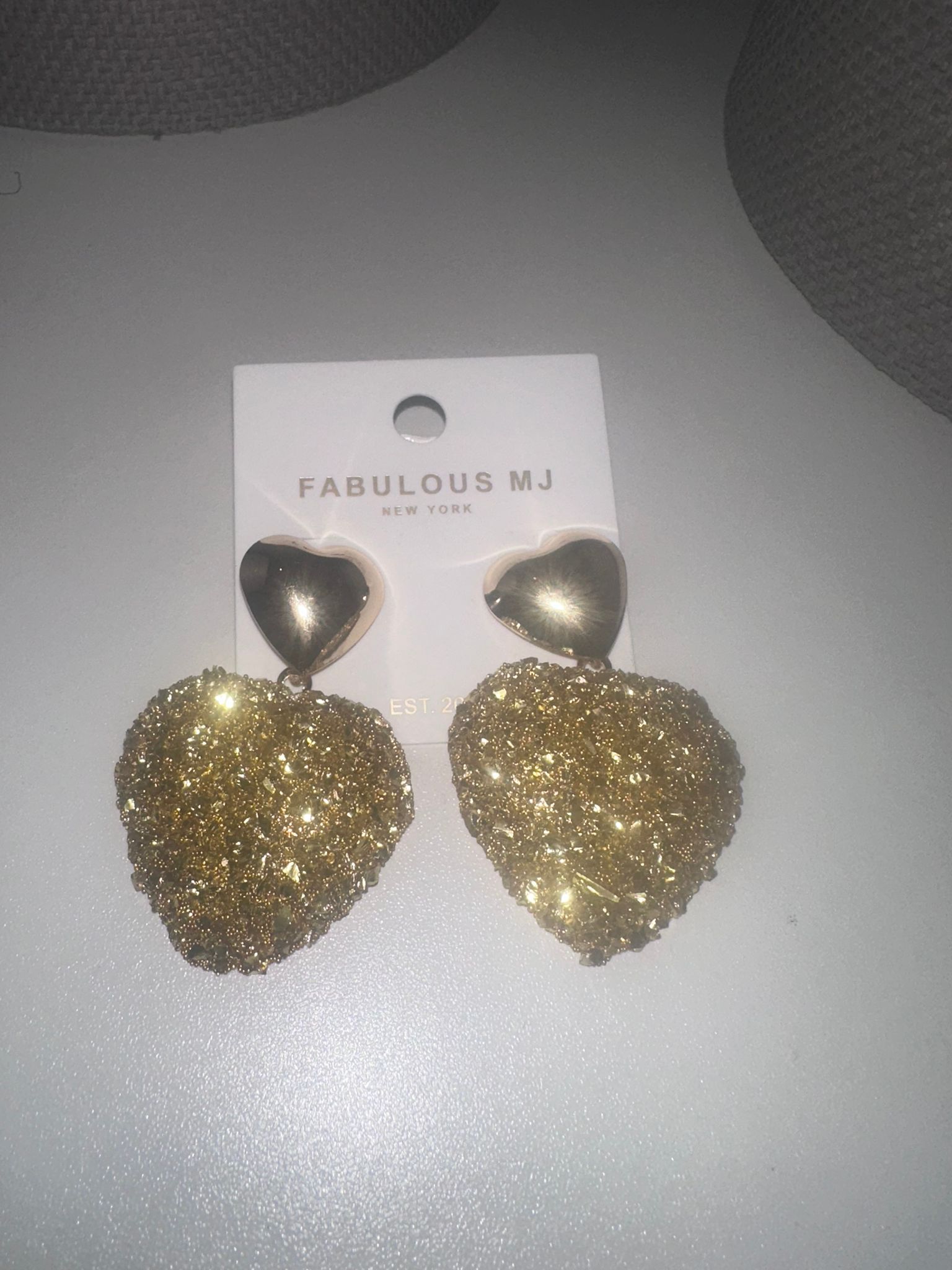 Gilded Heart Drops
