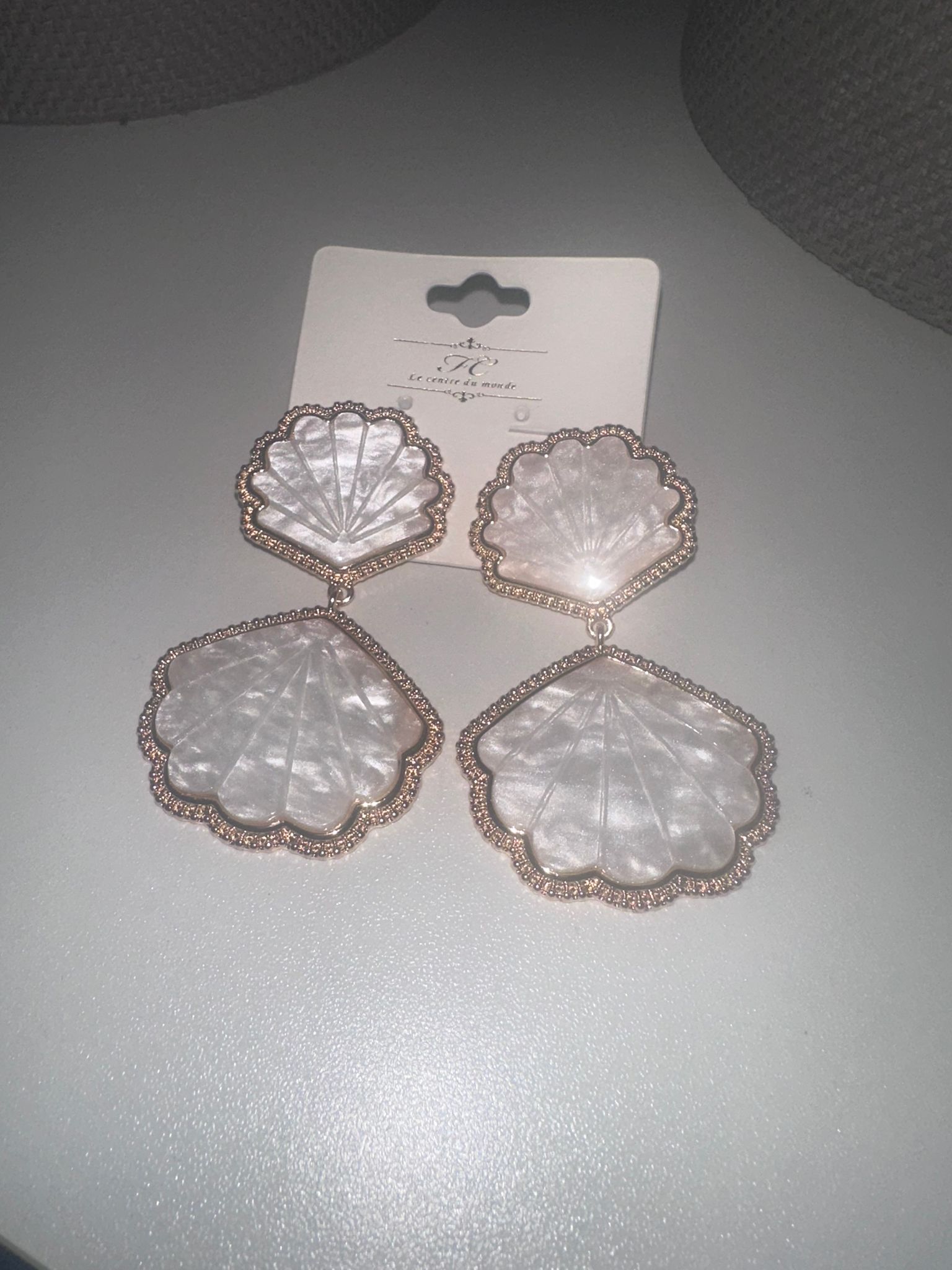 Shell Drop Earrings